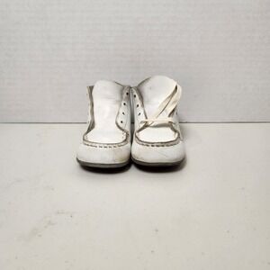 VTG‎ Baby Shoe Stride Rite Firstie 80275M4 Size 3.5D White No Laces Box No Lid